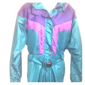 VTG Nordica Women’s Ski Suit 1 Piece Size 10